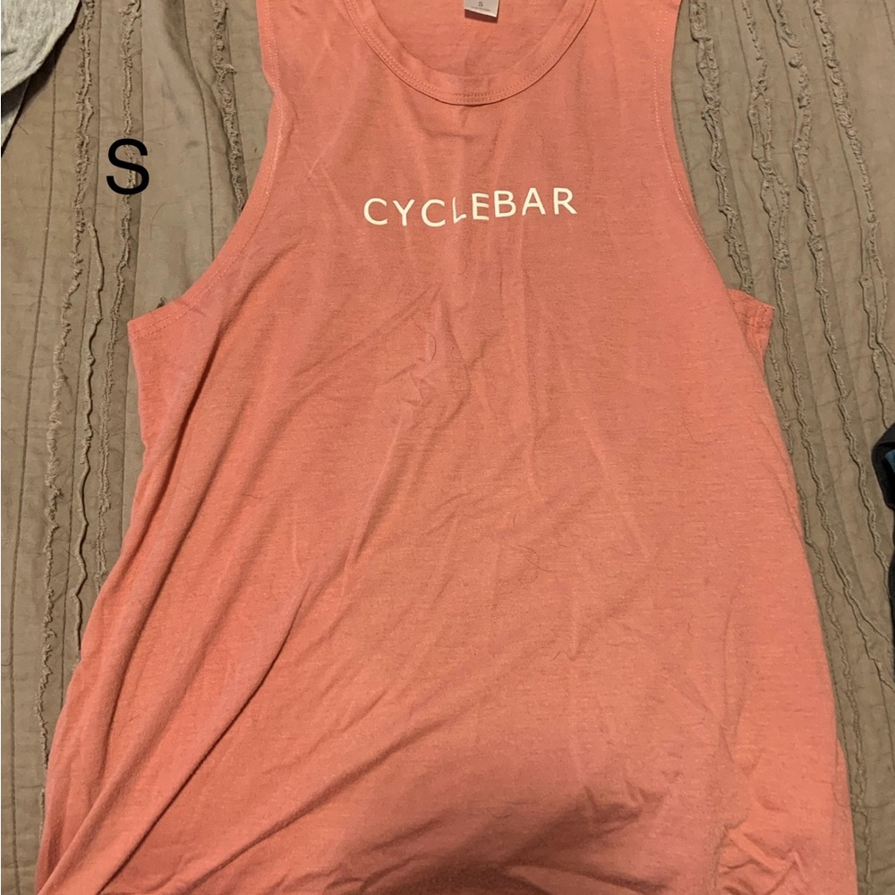 Pink CycleBar tank. Size S